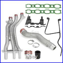 For Porsche Cayenne 4.5 V8 2003-2006 Aluminum Coolant Pipe Upgrade Repair Kit