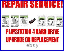 Playstation 4 Hard Drive Upgrade Kit Update Replacement Repair