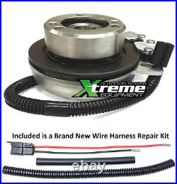Replaces Wolf PTO Clutch 1096-051, UPGRADED BEARINGS! With Wire Harness Repair Kit